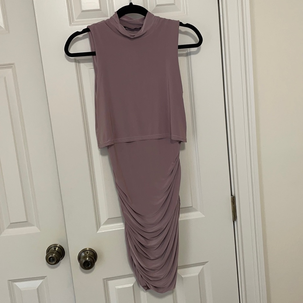 High neck dress